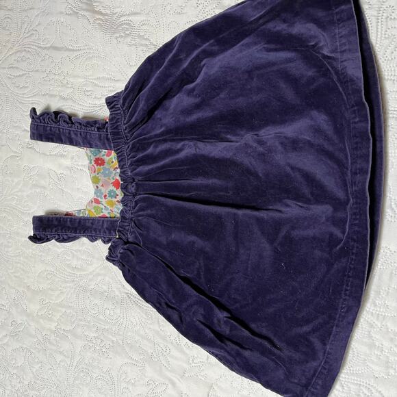 Baby Boden Velvet Ruffle Pinnie 18-24 months - Picture 4 of 6